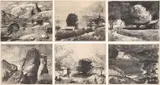 Lloyd Rees, The Caloola Suite, 1980, portfolio of six lithographs ed. 46/80