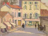 Ethel Carrick, A Street in Dax, France
