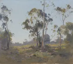 The Copse by Penleigh Boyd, 1921, oil on canvas, sold Jun 2022