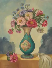 Adrian Feint, Still Life, 1960, oil on board