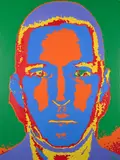 Matthijs Gerber, Self Portrait, 2002, oil on polyester