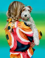 Jan Nelson, Walking in Tall Grass: Gracie II, 2011, oil on linen