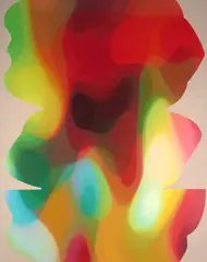 John Young, Spectrumfigure VIII, 2018, oil on Belgian linen