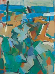 Yvonne Audette, Game of Football No. 1, 2001, oil on board