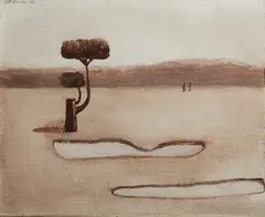 Noel McKenna, Rose Bay Golf Club (Watsons Bay to Waterloo), 2006, oil on linen