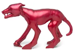 Tygers II by Caroline Rothwell, 2010, bronze automotive paint and lacquer, ed. 2/6, sold May 2022