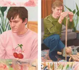 Sean Meilak, i) Chris (Milk Fed), gouache and watercolour on paper (2)
