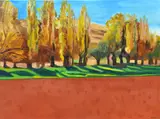 Jeff Makin, Campbell's Creek, 2014, oil on linen