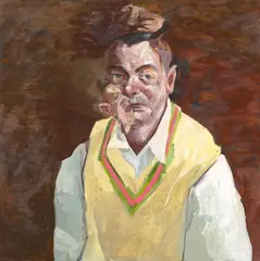 Head - So You Say by McLean Edwards, 2005, oil on board, sold May 2022
