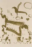 John Olsen, Birds on the Darling, 1979, lithograph, ed. 6/50