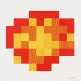 Invader, Explosion, 2015, screenprint, ed. 33/50