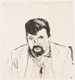 David Hockney, Portrait of John Hockney, 1980, lithograph, ed. 32/100