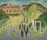 Alan Sumner, Christmas Morn, 1945, screenprint, printed in colour from 15 stencils, ed. of 40