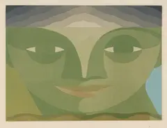 Dora Chapman, Fish Girl, screenprint