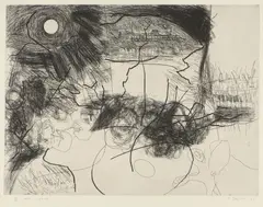 Michael Taylor, Bon Voyage, 2006, etching, ed. 3/12