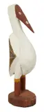 Stanislaus Puruntatameri, Pelican, 1977, natural earth pigments on carved ironwood