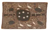 Thomas Nandjiwara Amagula, Untitled, c.1960, natural earth pigments on bark