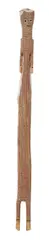Crusoe Guningbal, Mimi Spirit, 1979, natural ochres on carved softwood