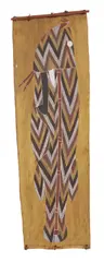 Djawida Nadjongorle, King Fish, c.1990, natural earth pigments on eucalyptus bark