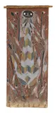 Thompson Nganjmirra, Maralaitj, The Earth Mother, 1980, natural earth pigments on eucalyptus bark