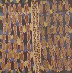 Two Bob Tjungurrayi, Young Boys' Initiation, 1987, synthetic polymer paint on linen