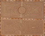 Joseph Jurra Tjapaltjarri, Two Women at Patjinya, 1989, synthetic polymer paint on linen