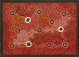Mervyn Rubuntja, Hairy Caterpillar Dreaming, 1991, synthetic polymer paint on canvas