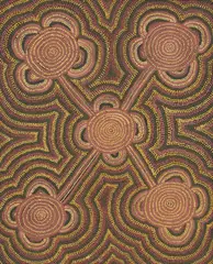 Ginger Tjakamarra, Old Women of Muruntji, 1988, synthetic polymer paint on canvas