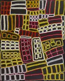 Walala Tjapaltjarri, Tingari Cycle, 1998, synthetic polymer paint on linen
