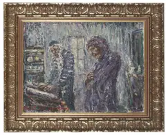Vic O'connor, Devout Rabbi, oil on canvas