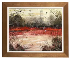 Colleen Parker, Track to the Dunes, oil on canvas