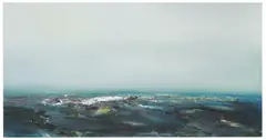 Geoffrey Dyer, Low Light, Lake Country II, oil on canvas