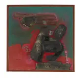 Shanti Dave, Untitled, 1967, mixed media on canvas