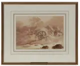 Paul Sandby Munn, A View of an Undershot Mill, pencil and coloured washes