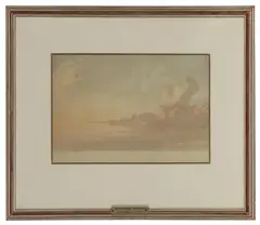 Mortimer Menpes, Sunset, watercolour