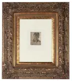 Paul Cézanne, Head of a Young Girl, etching, later printing