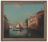 Colette Bouvard, Venetian Shadows, 1977, oil on canvas