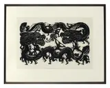 Zhao Zong Zao, Lantern Festival, 1984, woodblock print, ed. 1/20