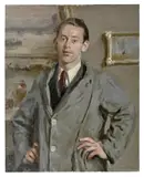 Amalie Colquhoun, The Leonard Joel Porter, oil on canvas