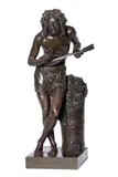 Francisque Joseph Duret, Vendangeur Improvisant sur un Sujet Comique, 1839, bronze