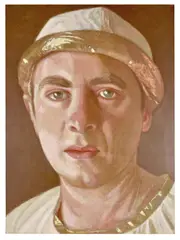 Rodolfo Meli, Ragazzo in Gold Trimmed Cap, oil on canvas