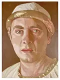Rodolfo Meli, Ragazzo in Gold Trimmed Cap, oil on canvas