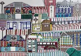 Ian Wornast, Clapham Common, 2018, pen and ink on paper