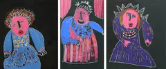 Steven Reilly, Kings and Queens, 2019, acrylic on canvas