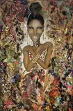 Elizabeth Barren, Facets of a Woman, 2018, mixed media on canvas