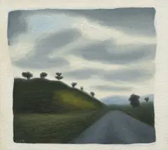 Reg Mombassa, Dark Afternoon Near Sofala, synthetic polymer paint on card