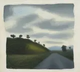 Reg Mombassa, Dark Afternoon Near Sofala, synthetic polymer paint on card