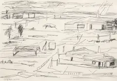 Ken Whisson, Untitled, 2003-04, ink on paper