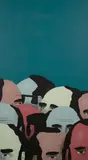 Tom Gerrard, Stocktake Sale, spray paint and synthetic polymer paint on board