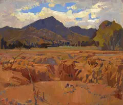 Horace Trenerry, Far North, oil on canvas on board